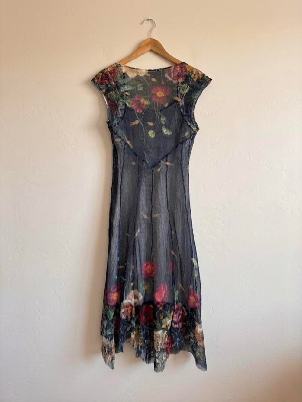 Vintage Komarov Assymetrical Fairy Midi Dress - Picture 5 of 8